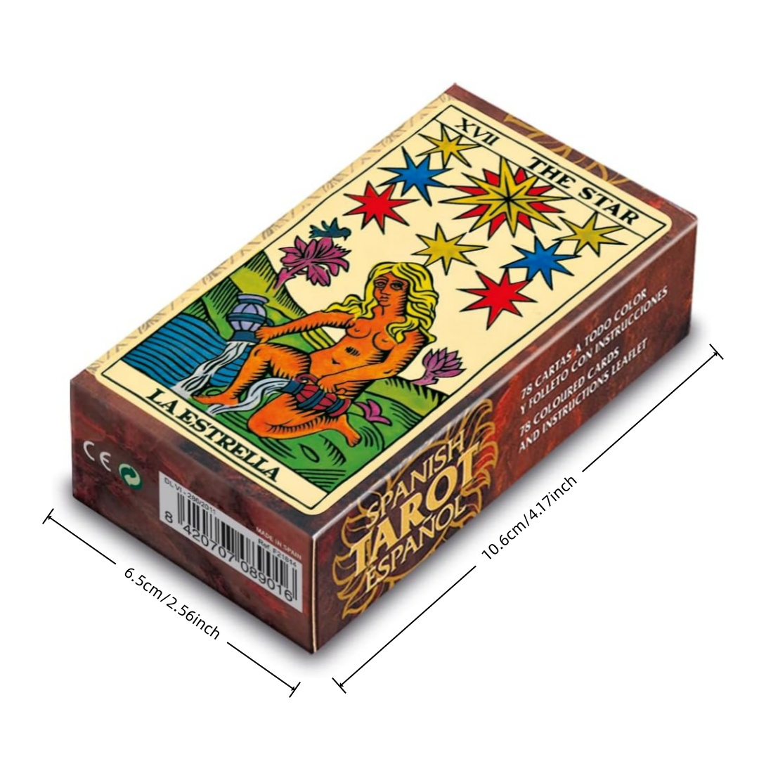 Tarot Deck With Guidebook - 78 Carte Tarocchi Classici di Marsiglia,