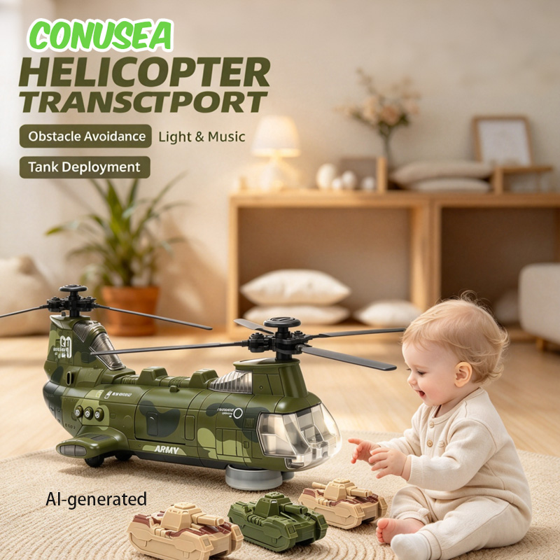Music - Aereo giocattolo elettrico universale per bambini,