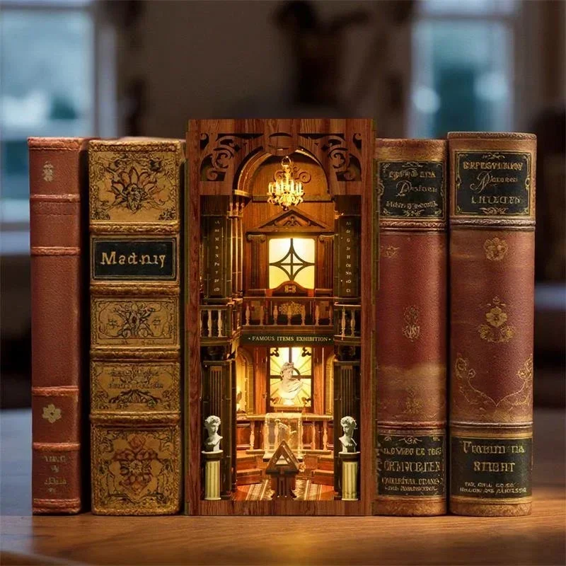 La Libreria Filosofica Casa NU - Diy Wooden Book Nook Kit Shelf Insert recensione e prezzo