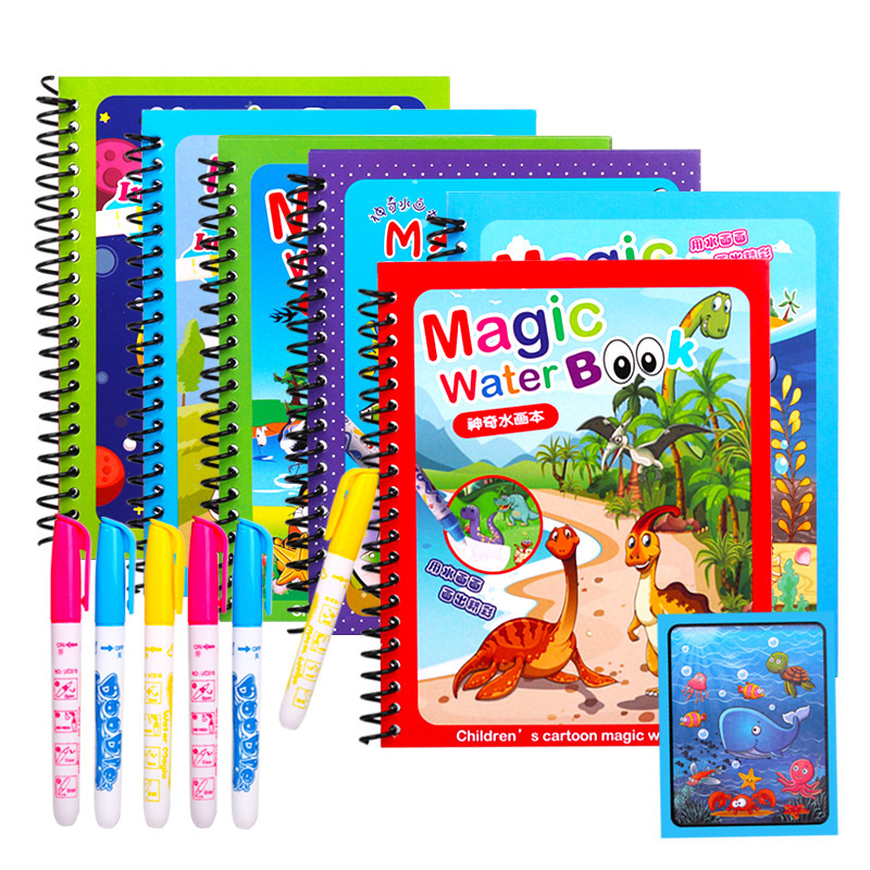 Pittura riutilizzabile Libro d - Reusable Water Magic Coloring Book recensione e prezzo