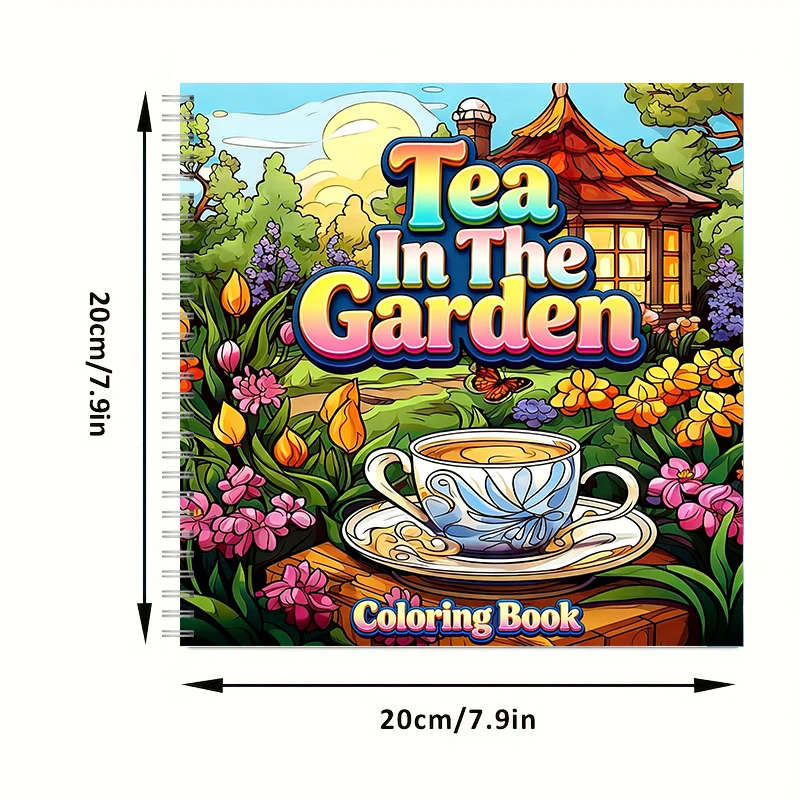 Libro da colorare Tea In The G - Adult Coloring Book Stress Relief recensione e prezzo